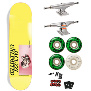 Jacuzzi Premium Skateboard with Indy Trucks, Spitfire Wheels - 8.25" Caswell Berry Bear