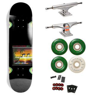 Jacuzzi Premium Skateboard with Indy Trucks, Spitfire Wheels - 8.5" John Dilo Flipper