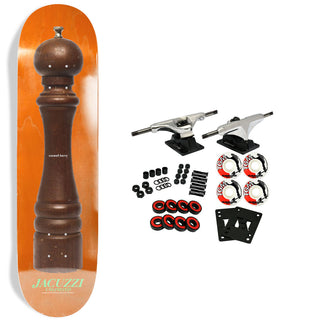 Jacuzzi Skateboard Complete Caswell Berry Pepper Grinder Split Top 8.25" x 32"