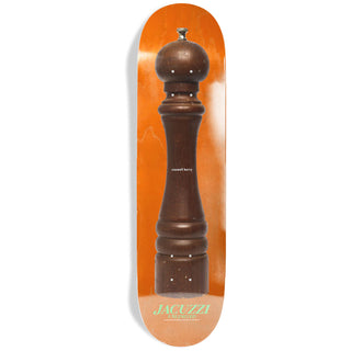Jacuzzi Skateboard Deck Caswell Berry Pepper Grinder Split Top 8.25" x 32"