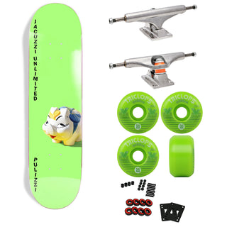 Jacuzzi Premium Skateboard with Indy Trucks, Triclops Wheels - 8.25" Michael Pulizzi Piggy
