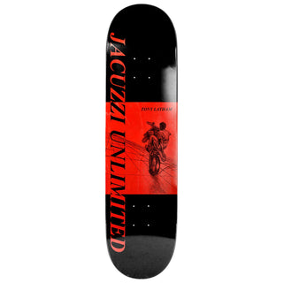 Jacuzzi Skateboard Deck Tony Latham Dirtbike Red 8.5" x 32.2"