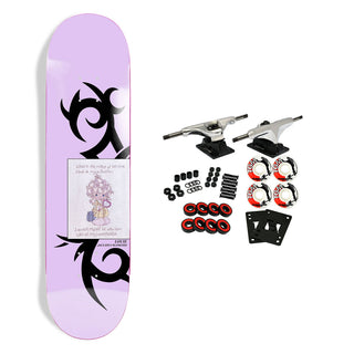 Jacuzzi Skateboard Complete Louie Barletta Tribal Lavender 8.25" x 32"