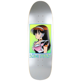 JK Industries Skateboard Deck Dream Girl Shaped Silver 9.5" Hook Ups