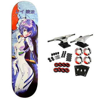 JK Industries Skateboard Complete Rei Special Edition Blue 8.5" Hook Ups