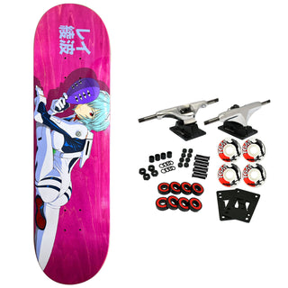 JK Industries Skateboard Complete Rei Vol.4 Pink 8.5" Hook Ups