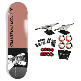 Jacuzzi Skateboard Complete Ariana Spencer Wine Rose 8.25" x 32"