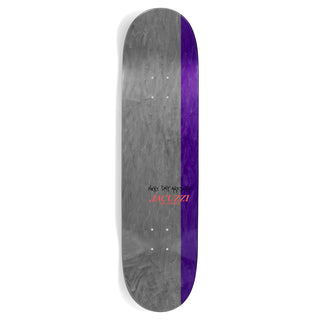 Jacuzzi Skateboard Deck Ariana Spencer Wine Rose 8.25" x 32"