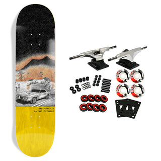 Jacuzzi Skateboard Complete Bryan Herman Guest Fire Bird Yellow 8.25" x 32"