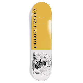 Jacuzzi Skateboard Deck Cawell Berry Bee Yellow 8.0" x 31.6"