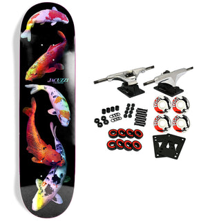 Jacuzzi Skateboard Complete 500 Years Black Holographic 8.5" x 32.2"