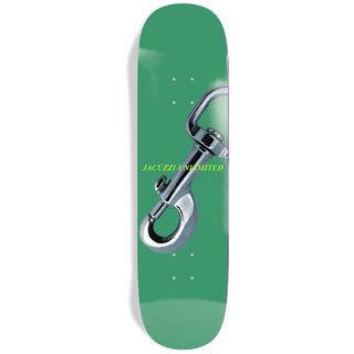 Jacuzzi Skateboard Deck Carabiner Jet Ski Green 8.75" x 31.5"