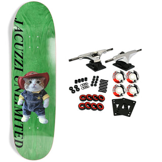 Jacuzzi Skateboard Complete First Rodeo Green 8.375" x 31.6"