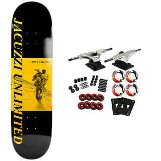 Jacuzzi Skateboard Complete Tony Latham Dirtbike Yellow 8.25" x 32.1"