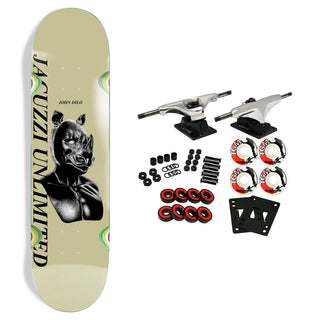 Jacuzzi Skateboard Complete Dilo Safe Word Light Olive 8.5" x 32.2"