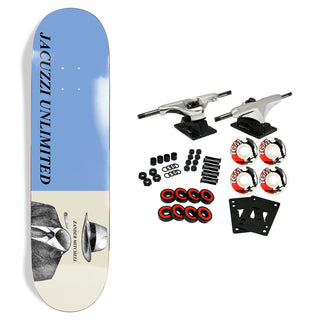 Jacuzzi Skateboard Complete Zander Mitchell Fedora Light Blue 8.5" x 32.2"