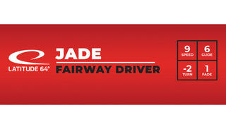 Latitude 64 Disc Golf Gold Jade Distance Driver 9/6/-2/1 Light Pink/Purple 158 grams