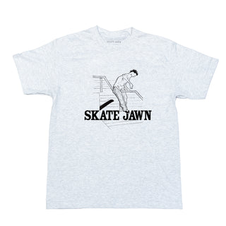Skate Jawn Magazine Shirt Handrail Ash
