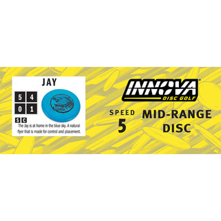 Innova Disc Golf Champion Jay Midrange Disc 5/4/0/1 Green/Gold Checkers 167 grams
