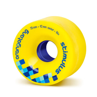 Orangatang Longboard Wheels Stimulus Yellow 70mm 86A