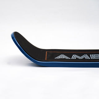 Ambition Snowskate Jib Navy Snow Skate Deck with Foam Grip Applied and Studded Grip Add On