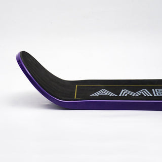 Ambition Snowskate Jib Purple Snow Skate Deck with Foam Grip Applied and Studded Grip Add On