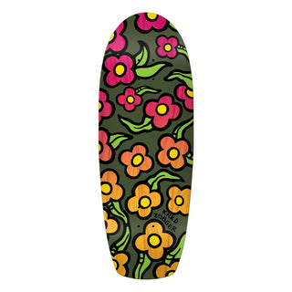 Krooked Skateboard Deck Zip Zogger Wildstyle Flowers 10.75" x 30"