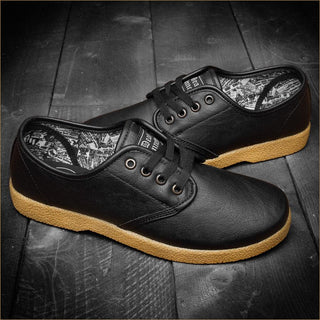 Kingston Union Vegan Shoes The Wino Black/Gum Dead Kennedys Mens