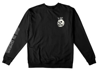 Krooked Skateboards Sweatshirt No Monster Crew Black