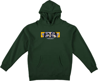 Krooked Skateboards Hoody Watcher Pullover Dark Green