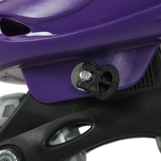 Kids Adjustable Inline Skates Purple Superspeed Size S (Y13 - 3)
