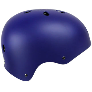 Krown Navy Shell with Yellow Strap Skateboard Helmet, Adult One Size