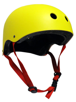 Skateboard Helmet Elbow/Knee/Wrist Pad Combo Skateboarding Skate Park Safety Kit Yellow Helmet Medium Pads