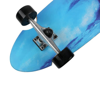 Krown Longboard Complete Kicktail Blue Wave