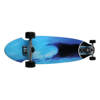 Krown Longboard Complete Kicktail Blue Wave
