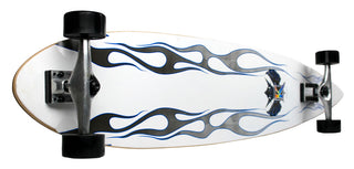 Krown Longboard Complete Pintail Classic White