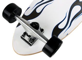 Krown Longboard Complete Pintail Classic White