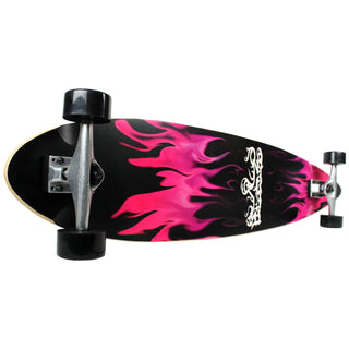 Krown Longboard Complete Pintail Purple Flame