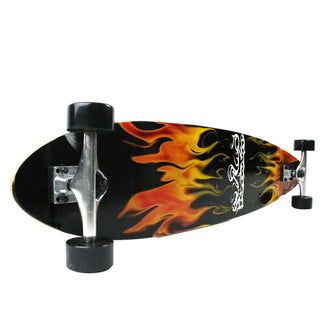 Krown Longboard Complete Pintail Red Flame