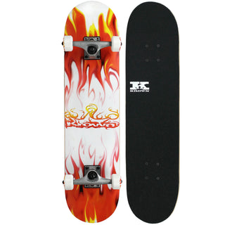 Krown Rookie Complete Red/White Flame 7.5"