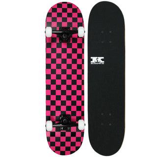 Krown Rookie Complete Black/Pink Checker 7.5"