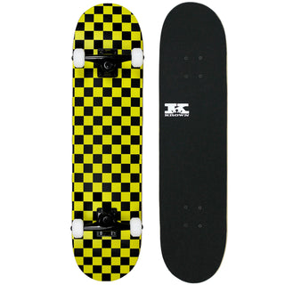 Krown Rookie Complete Black/Yellow Checker 7.5"
