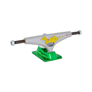 Krux Trucks K5 Nora By Alexis Silver/Green 8.25" Pair