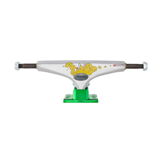 Krux Trucks K5 Nora By Alexis Silver/Green 8.25" Pair