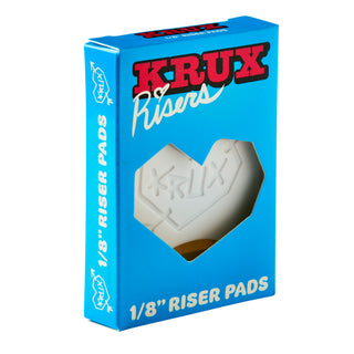 Krux Risers Risers White 1/8" Pair