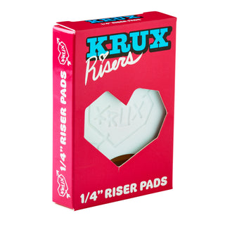 Krux Risers Risers White 1/4" Pair