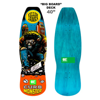 Everybody Skates Skateboard Deck Kellen James Curb Monster Big Board 12.4" x 40"