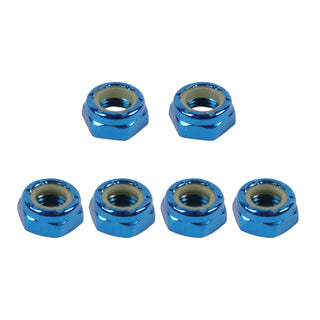 Dime Bag Skateboard Truck 1" Blue Hardware Refresh Kit with Nuts, Spacers, Washers