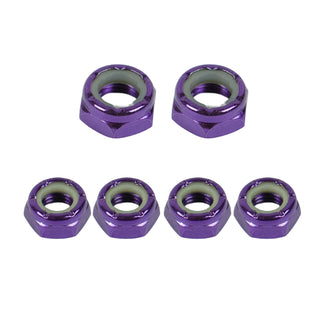 Dime Bag Skateboard Truck 1" Purple Hardware Refresh Kit with Nuts, Spacers, Washers