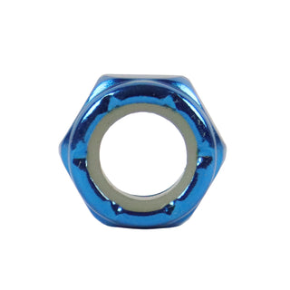 Dime Bag Skateboard Replacement Truck Kingpin Nuts Blue (2-Pack)